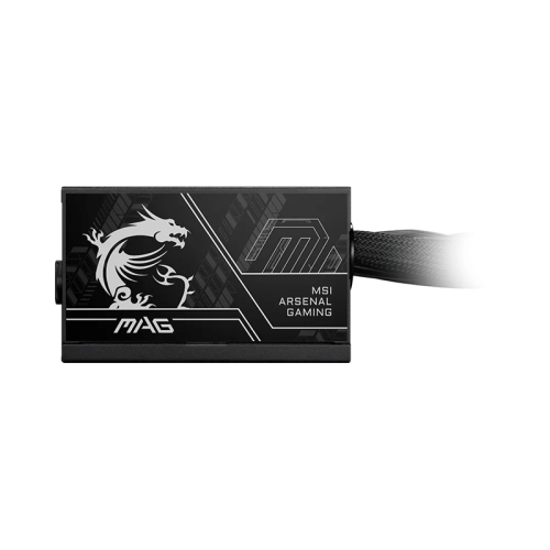 Блок питания MSI 750W, MAG A750BN PCIE5 II, Non Modular, ATX, 80+ BRONZE, КПД >85%, Fan 120mm, Черный