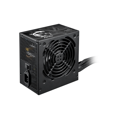 Блок питания MSI 750W, MAG A750BN PCIE5 II, Non Modular, ATX, 80+ BRONZE, КПД >85%, Fan 120mm, Черный