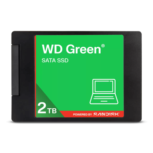 Твердотельный накопитель 2000GB SSD WD GREEN 2.5”/7mm SATA R545/W545MB/s WDS200T5G0A-00CPT0