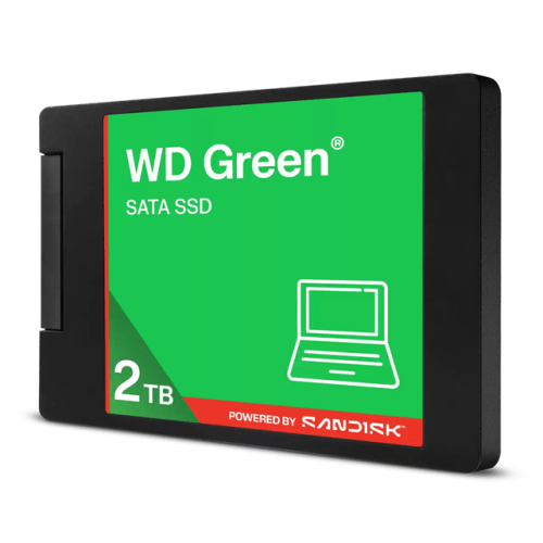Твердотельный накопитель 2000GB SSD WD GREEN 2.5”/7mm SATA R545/W545MB/s WDS200T5G0A-00CPT0