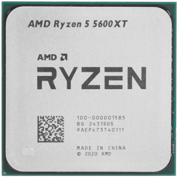Процессор AMD Ryzen 5 5600XT 3,7ГГц (4,7ГГц Turbo) AM4 7nm 6/12 L2 3Mb L3 32Mb 65W OEM 100-000001585