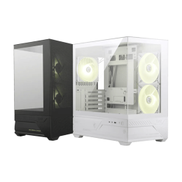 Компьютерный корпус MSI MAG PANO M110R WHITE mATX/Mini-ITX, 1xUSB-A, 1xType-C, 1xAudio, 1xMic, mATX