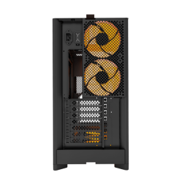 Корпус Montech HS02 PRO (B) ATX/Micro-ATX/Mini-ITX (Back-Connected MB) 2xUSB 1xType-C 1xAudio 1xMic 1xLED Button Черный