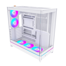 Корпус Montech HS02 PRO (W) ATX/Micro-ATX/Mini-ITX (Back-Connected MB) 2xUSB 1xType-C 1xAudio 1xMic 1xLED Button Белый