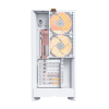 Корпус Montech HS02 PRO (W) ATX/Micro-ATX/Mini-ITX (Back-Connected MB) 2xUSB 1xType-C 1xAudio 1xMic 1xLED Button Белый