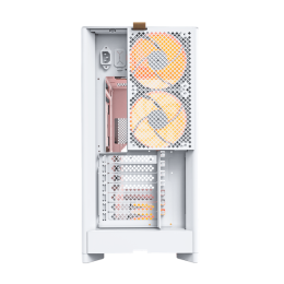 Корпус Montech HS02 PRO (W) ATX/Micro-ATX/Mini-ITX (Back-Connected MB) 2xUSB 1xType-C 1xAudio 1xMic 1xLED Button Белый