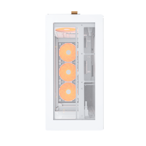 Корпус Montech HS02 PRO (W) ATX/Micro-ATX/Mini-ITX (Back-Connected MB) 2xUSB 1xType-C 1xAudio 1xMic 1xLED Button Белый
