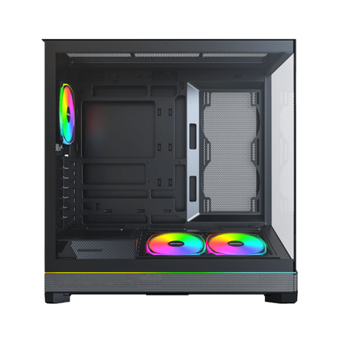 Корпус Montech SKY 3 (B) ATX/Micro-ATX/Mini-ITX (Back-Connected MB) 2xUSB3.0 1xType-C 1xAudio 1xLED Button Черный