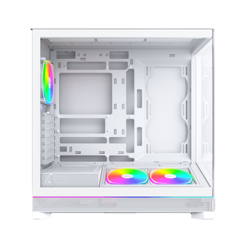 Корпус Montech SKY 3 (W) ATX/Micro-ATX/Mini-ITX (Back-Connected MB) 2xUSB3.0 1xType-C 1xAudio 1xLED Button Белый