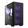 Корпус Montech AIR 100 ARGB (B) Micro-ATX/Mini-ITX 2xUSB3.0 1xUSB2.0 1xAudio 1xMic 1xLED Button Черный
