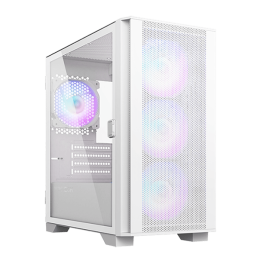 Корпус Montech AIR 100 ARGB (W) Micro-ATX/Mini-ITX 2xUSB3.0 1xUSB2.0 1xAudio 1xMic 1xLED Button Белый