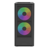 Корпус Montech X2 PLUS (B) ATX/Micro-ATX/Mini-ITX 1xUSB3.0 1xUSB2.0 1xType-C 1xAudio 1xLED Button Черный