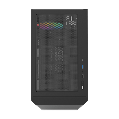 Корпус Montech X2 PLUS (B) ATX/Micro-ATX/Mini-ITX 1xUSB3.0 1xUSB2.0 1xType-C 1xAudio 1xLED Button Черный