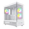 Корпус Montech XR (W) ATX/Micro-ATX/Mini-ITX 2xUSB3.0 1xType-C 1xAudio 1xMic Белый