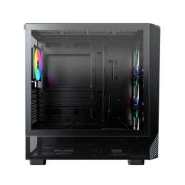 Корпус Montech X5 (B) E-ATX/ATX/Micro-ATX/Mini-ITX 1xUSB3.0 1xUSB2.0 1xType-C 1xAudio 1xLED Button Черный
