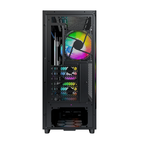 Корпус Montech X5 (B) E-ATX/ATX/Micro-ATX/Mini-ITX 1xUSB3.0 1xUSB2.0 1xType-C 1xAudio 1xLED Button Черный