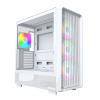 Корпус Montech X5 (W) E-ATX/ATX/Micro-ATX/Mini-ITX 1xUSB3.0 1xUSB2.0 1xType-C 1xAudio 1xLED Button Белый