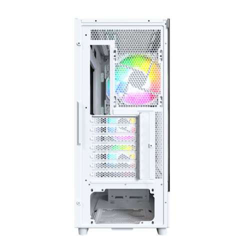 Корпус Montech X5 (W) E-ATX/ATX/Micro-ATX/Mini-ITX 1xUSB3.0 1xUSB2.0 1xType-C 1xAudio 1xLED Button Белый