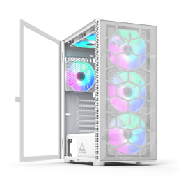 Корпус Montech X3 MESH (W) ATX/Micro-ATX/Mini-ITX 1xUSB3.0 2xUSB2.0 1xAudio 1xMic 1xLED Button Белый