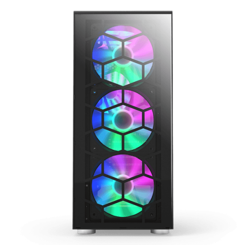 Корпус Montech X3 GLASS (B) ATX/Micro-ATX/Mini-ITX 1xUSB3.0 2xUSB2.0 1xAudio 1xMic 1xLED Button Черный