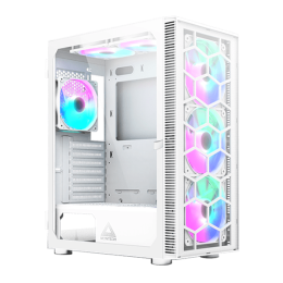 Корпус Montech X3 GLASS (W) ATX/Micro-ATX/Mini-ITX 1xUSB3.0 2xUSB2.0 1xAudio 1xMic 1xLED Button Белый