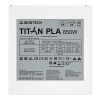 Блок питания Montech 850W, TITAN PLA 850W, Full Modular, ATX, 80+ PLATINUM, КПД 90%, Fan 135mm, Белый