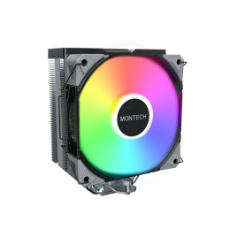 Вентилятор для процессора Montech NX400 ARGB (B) TDP 220W 4-pin 1851/1700/1200/115X/AM5/AM4 Black