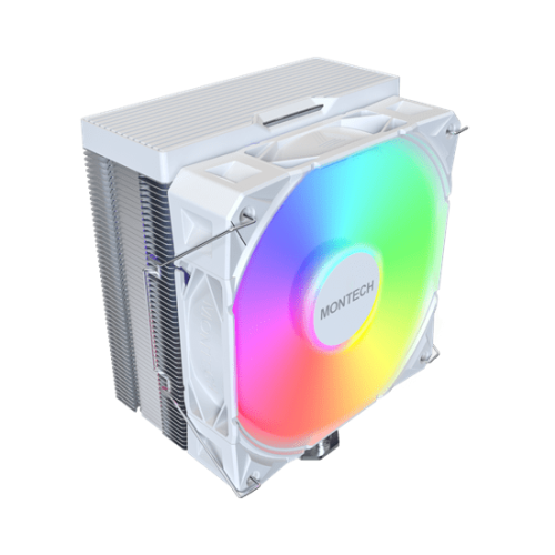 Вентилятор для процессора Montech NX400 ARGB (W) TDP 220W 4-pin 1851/1700/1200/115X/AM5/AM4 White