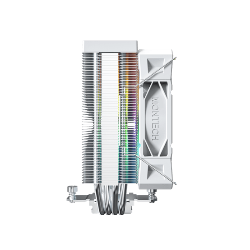 Вентилятор для процессора Montech NX400 ARGB (W) TDP 220W 4-pin 1851/1700/1200/115X/AM5/AM4 White