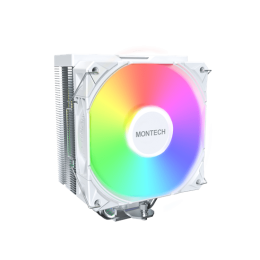 Вентилятор для процессора Montech NX400 ARGB (W) TDP 220W 4-pin 1851/1700/1200/115X/AM5/AM4 White