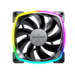 Вентилятор для корпуса Montech AX120 3 in 1 Pack (B) 3x(120x120x25mm)/800-1600RPM/59CFM/27db Черный