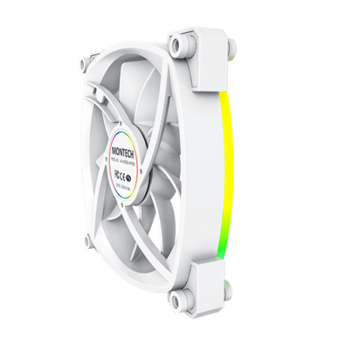 Вентилятор для корпуса Montech AX120 3 in 1 Pack (W) 3x(120x120x25mm)/800-1600RPM/59CFM/27db Белый