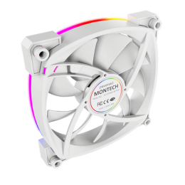Вентилятор для корпуса Montech RX120 3 in 1 Pack (W) 3x(120x120x25mm)/800-1600RPM/59CFM/Rever Белый