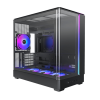 Корпус Montech KING 15 PRO (B) Micro-ATX/Mini-ITX 2xUSB3.0 1xType-C 1xAudio 1xLED Button Черный