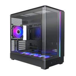 Корпус Montech KING 15 PRO (B) Micro-ATX/Mini-ITX 2xUSB3.0 1xType-C 1xAudio 1xLED Button Черный