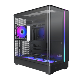 Корпус Montech KING 45 PRO (B) ATX/Micro-ATX/Mini-ITX 2xUSB3.0 1xType-C 1xAudio 1xLED Button Черный