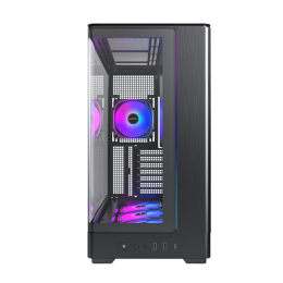Корпус Montech KING 45 PRO (B) ATX/Micro-ATX/Mini-ITX 2xUSB3.0 1xType-C 1xAudio 1xLED Button Черный