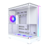 Корпус Montech KING 45 PRO (W) ATX/Micro-ATX/Mini-ITX 2xUSB3.0 1xType-C 1xAudio 1xLED Button Белый