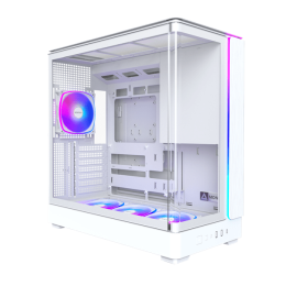 Корпус Montech KING 45 PRO (W) ATX/Micro-ATX/Mini-ITX 2xUSB3.0 1xType-C 1xAudio 1xLED Button Белый