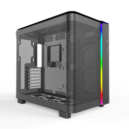 Корпус Montech KING 95 (B) ATX/Micro-ATX/Mini-ITX 2xUSB3.0 1xType-C 1xAudio 1xMic 1xLED Button Черный