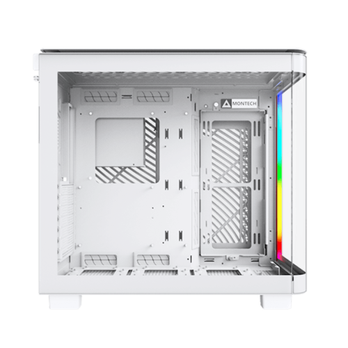 Корпус Montech KING 95 (W) ATX/Micro-ATX/Mini-ITX 2xUSB3.0 1xType-C 1xAudio 1xMic 1xLED Button Белый