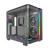 Корпус Montech KING 95 PRO (B) ATX/Micro-ATX/Mini-ITX 2xUSB3.0 1xType-C 1xAudio 1xMic 1xLED Button Черный