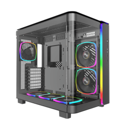 Корпус Montech KING 95 PRO (B) ATX/Micro-ATX/Mini-ITX 2xUSB3.0 1xType-C 1xAudio 1xMic 1xLED Button Черный