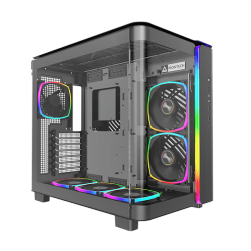 Корпус Montech KING 95 PRO (B) ATX/Micro-ATX/Mini-ITX 2xUSB3.0 1xType-C 1xAudio 1xMic 1xLED Button Черный
