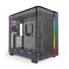 Корпус Montech KING 95 PRO (B) ATX/Micro-ATX/Mini-ITX 2xUSB3.0 1xType-C 1xAudio 1xMic 1xLED Button Черный
