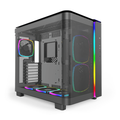 Корпус Montech KING 95 PRO (B) ATX/Micro-ATX/Mini-ITX 2xUSB3.0 1xType-C 1xAudio 1xMic 1xLED Button Черный