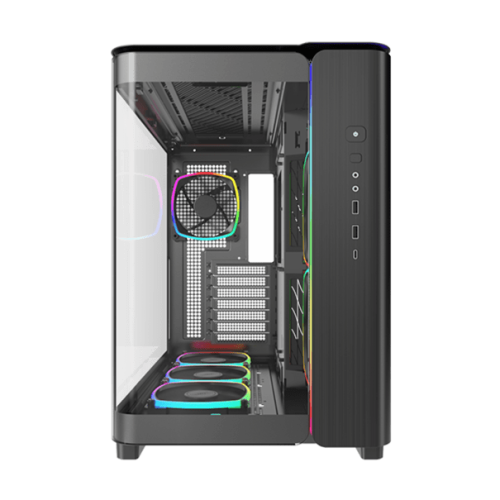 Корпус Montech KING 95 PRO (B) ATX/Micro-ATX/Mini-ITX 2xUSB3.0 1xType-C 1xAudio 1xMic 1xLED Button Черный