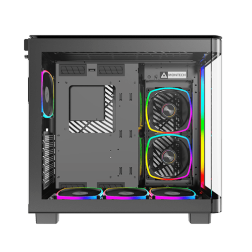 Корпус Montech KING 95 PRO (B) ATX/Micro-ATX/Mini-ITX 2xUSB3.0 1xType-C 1xAudio 1xMic 1xLED Button Черный
