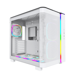 Корпус Montech KING 95 PRO (W) ATX/Micro-ATX/Mini-ITX 2xUSB3.0 1xType-C 1xAudio 1xMic 1xLED Button Белый