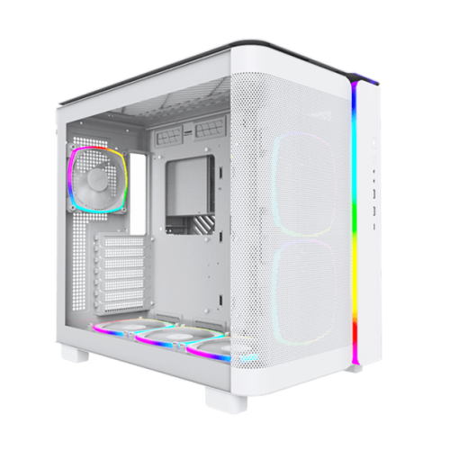 Корпус Montech KING 95 PRO (W) ATX/Micro-ATX/Mini-ITX 2xUSB3.0 1xType-C 1xAudio 1xMic 1xLED Button Белый